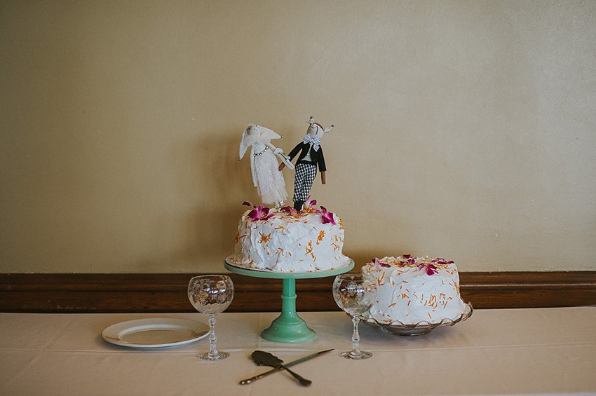 Single Tier Wedding Cakes // Photography ~ Anna Page Photography