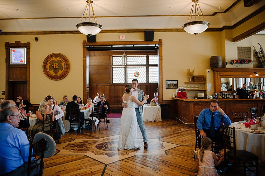 Wedding Reception at an Historic Brewery // Photography ~ Anna Page Photography