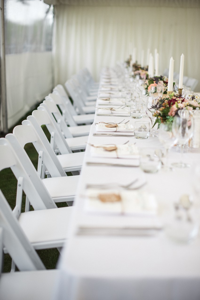 Marquee Wedding Tablescape // Photography ~ Meredith Lord Photography