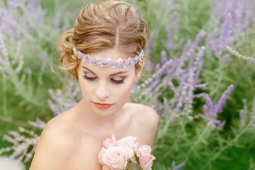 Sparkly Bridal Hair Accessory from Cloe Noel Designs