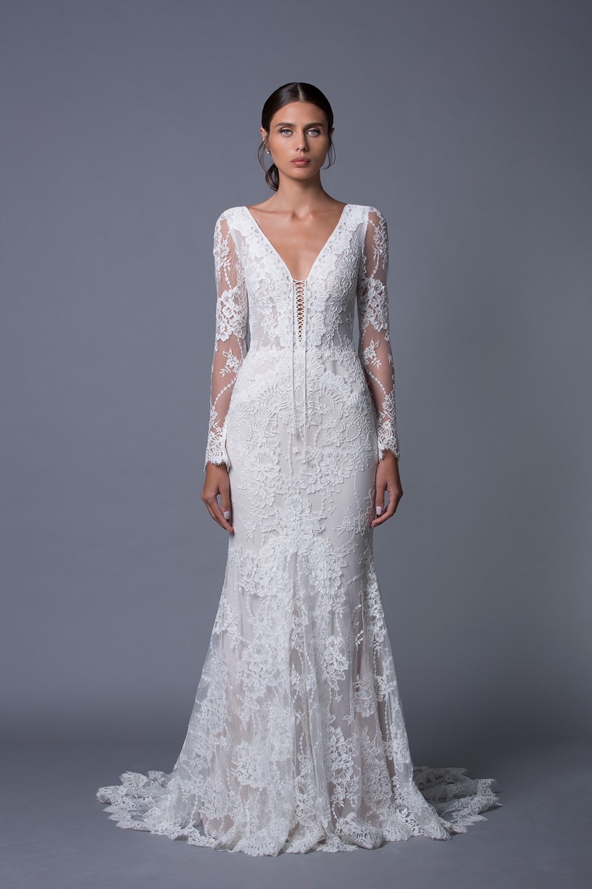 Zoe Long Sleeved Wedding Dress from Lihi Hod's 2017 Collection