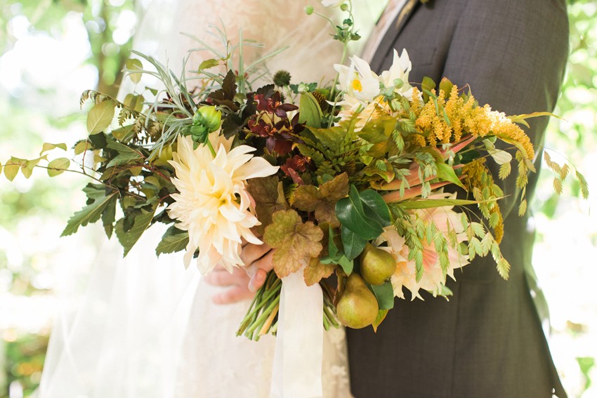 Beautiful Greenery Bridal Bouquet // Photography ~ Anna Scott Photography