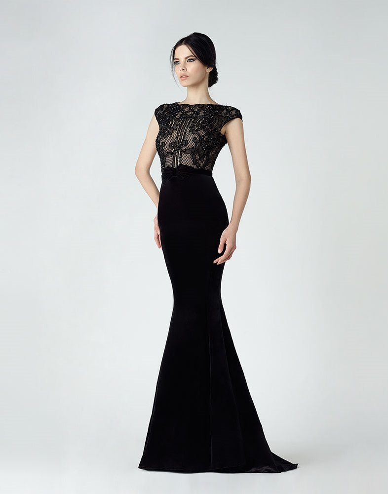 Saiid Kobeisy Black Wedding Dress