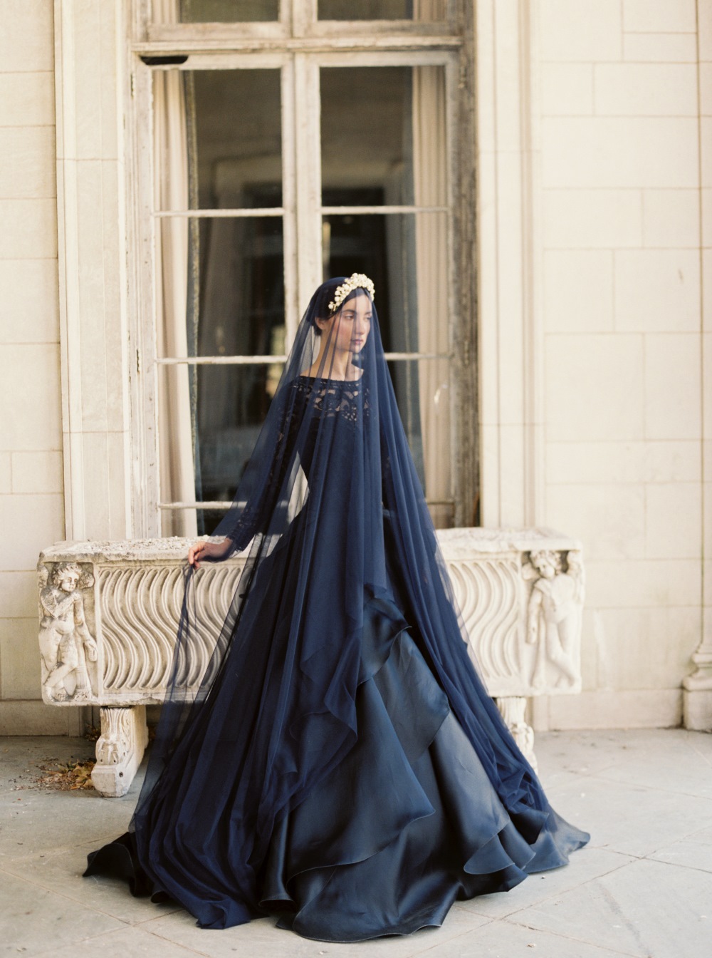 Sareh Nouri 2016 Black Wedding Dress