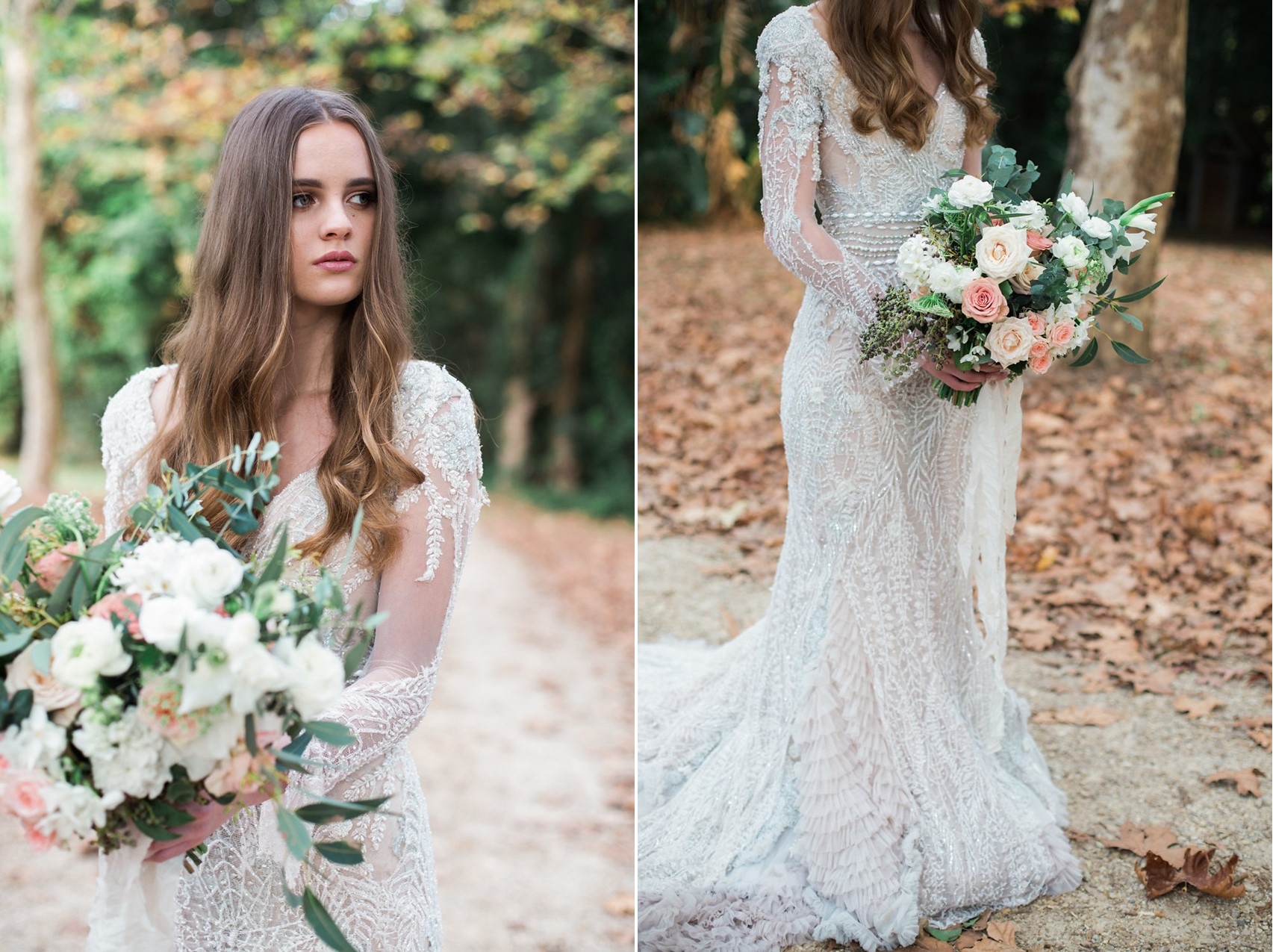 Pretty Fall Wedding Inspiration in Pastels // Photography ~ White Images
