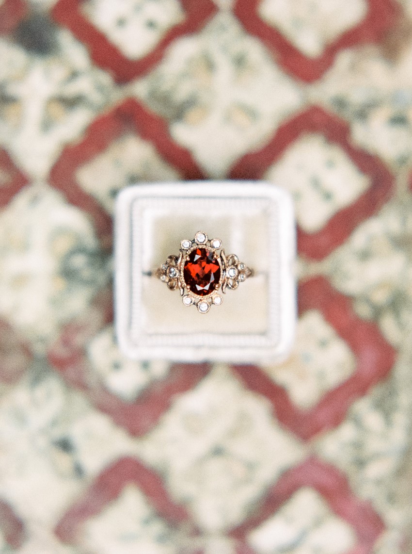 Stunning Victorian Inspired Ruby Engagement Ring // Photography ~ Taralynn Lawton