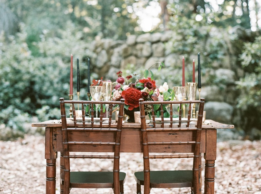 Romantic Elopement Sweetheart Table // Photography ~ Taralynn Lawton