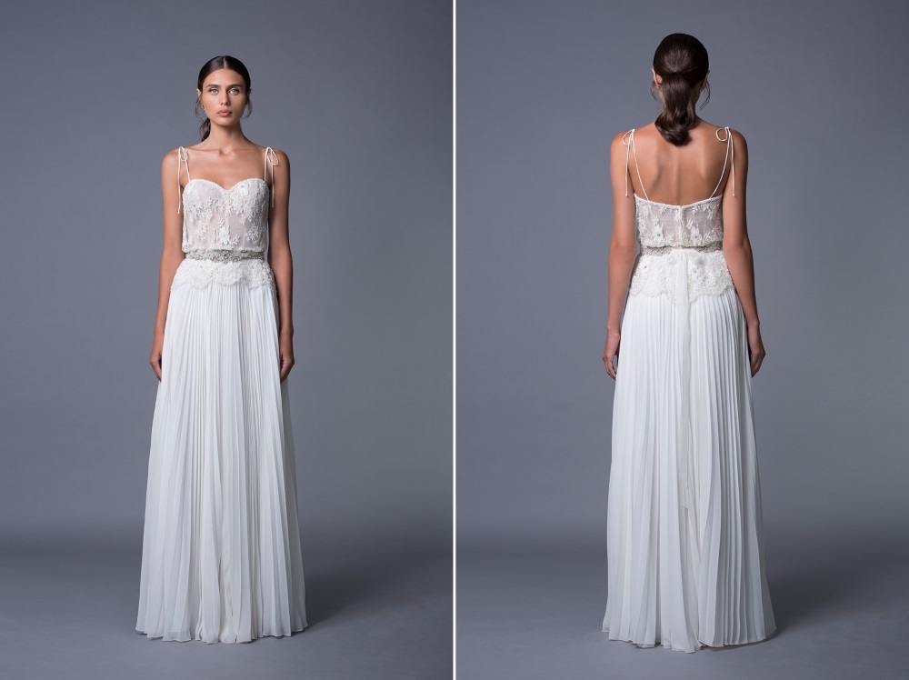 Daria Spaghetti Strap Wedding Dress from Lihi Hod's 2017 Collection
