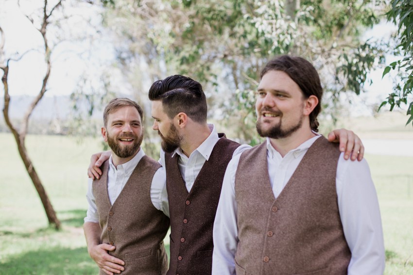 Rustic Vintage Groom & Groomsmen // Photography ~ Bless Photography