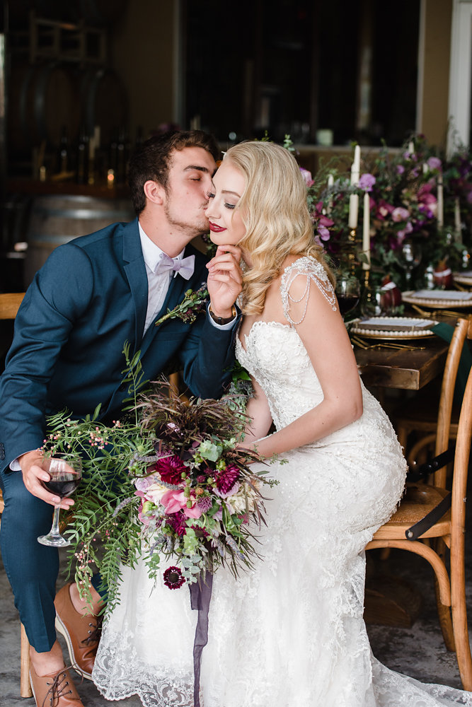 Romantic Fall Winery Wedding Inspiration // Photogrpahy ~ Ashley D Photography