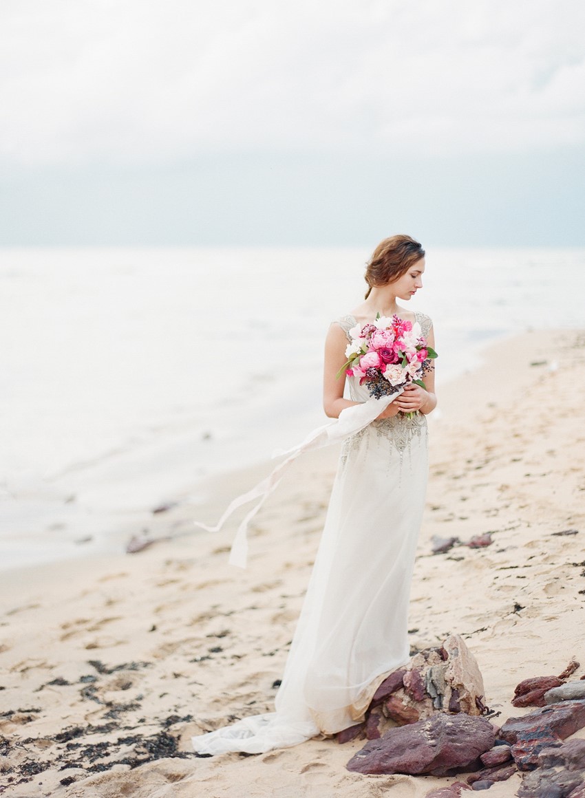Ethereal vintage beach bride // Photography ~ Love Note Photography