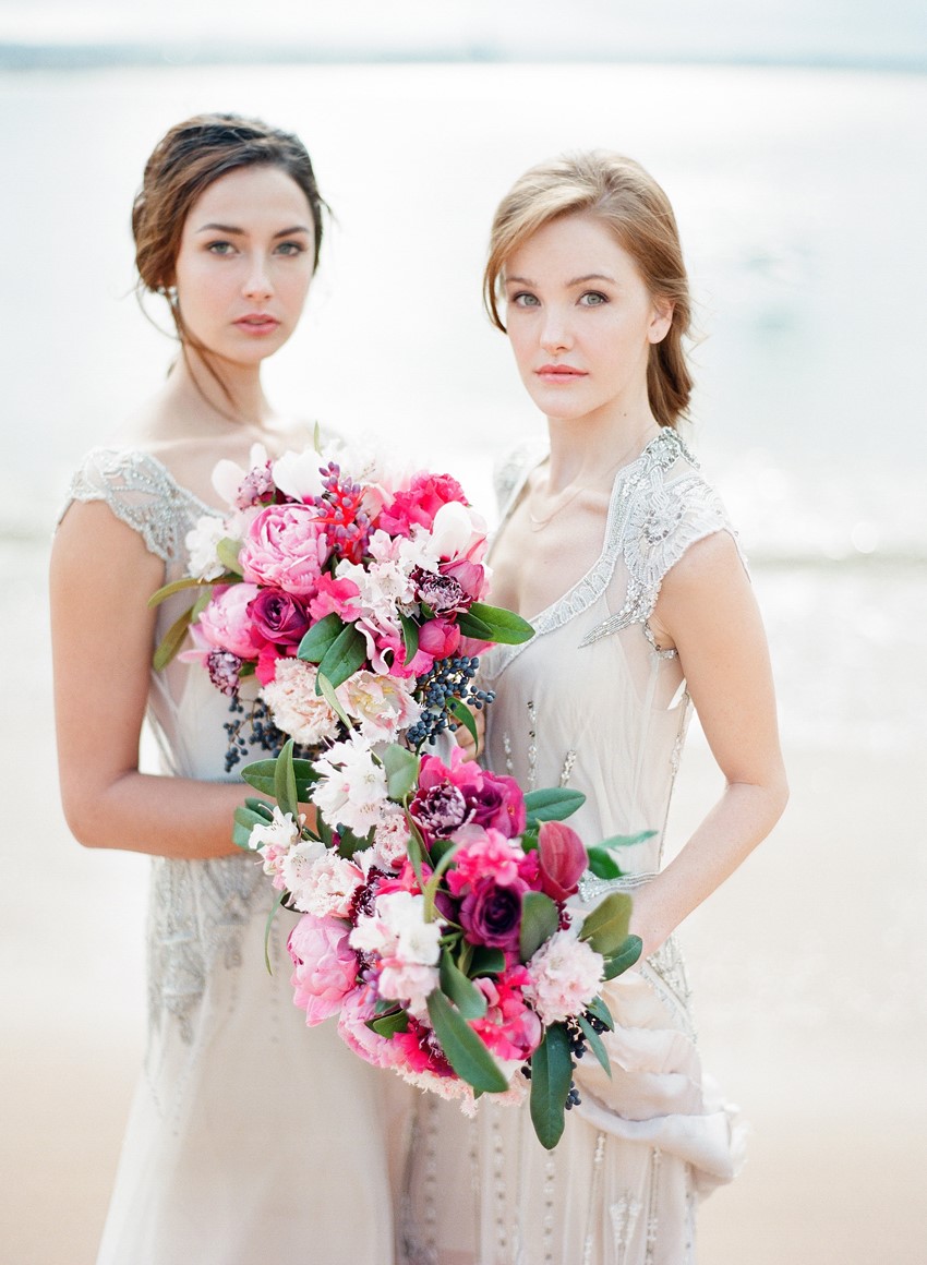 Romantic Beach Bridal Looks // Photography ~ Love Note Photography