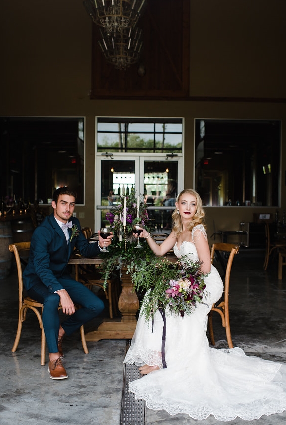 Rustic Vintage Winery Wedding Reception // Photogrpahy ~ Ashley D Photography