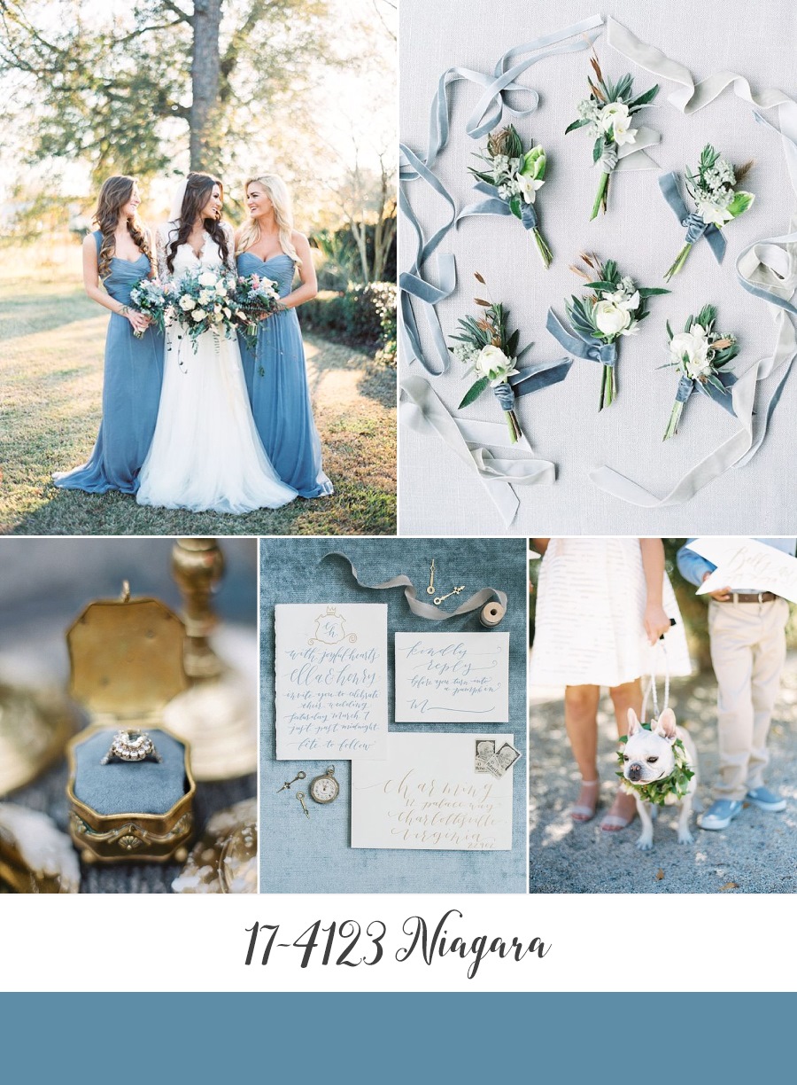 Niagara Blue Wedding Inspiration Board
