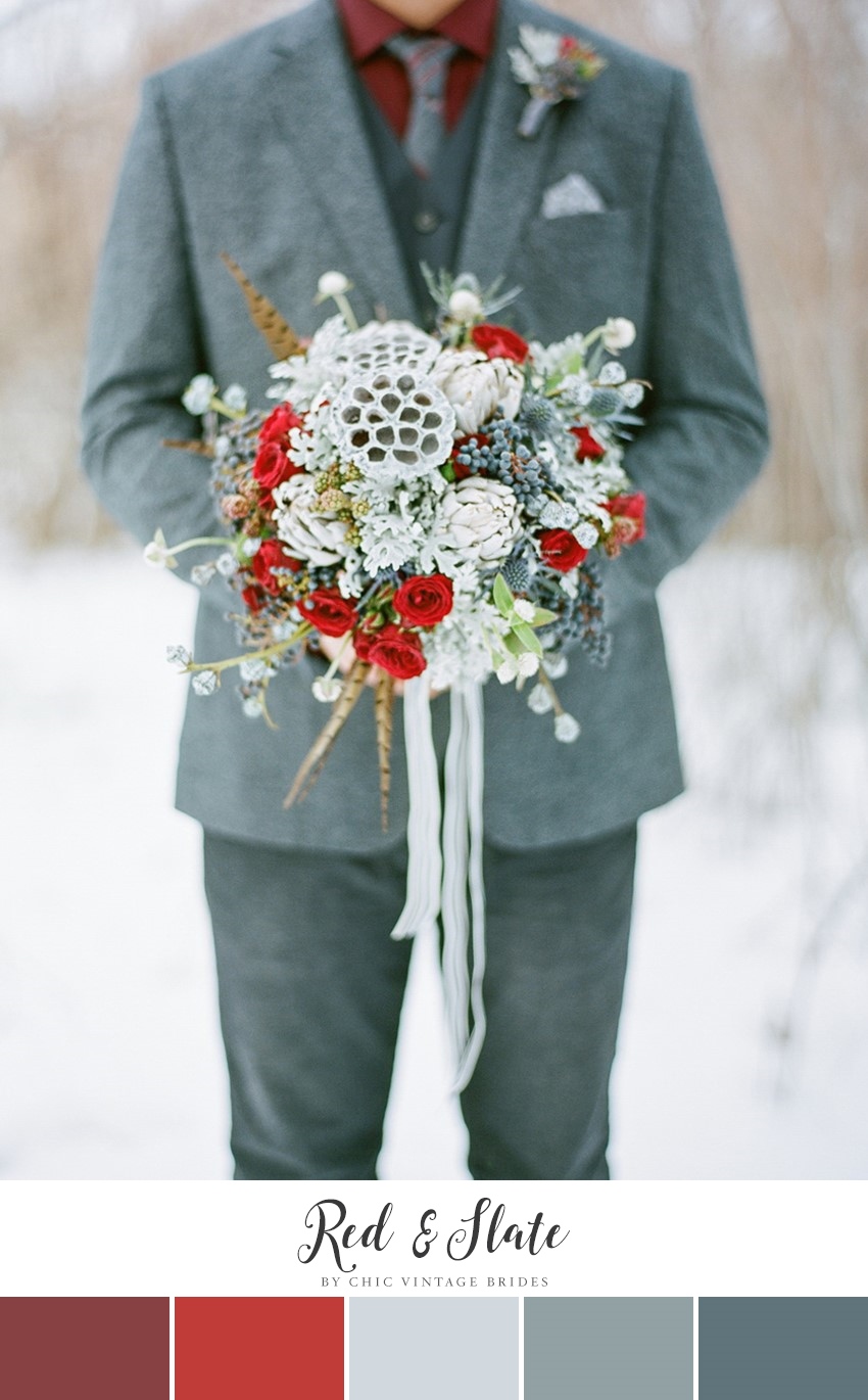 Beautiful Winter Wedding Color Palette