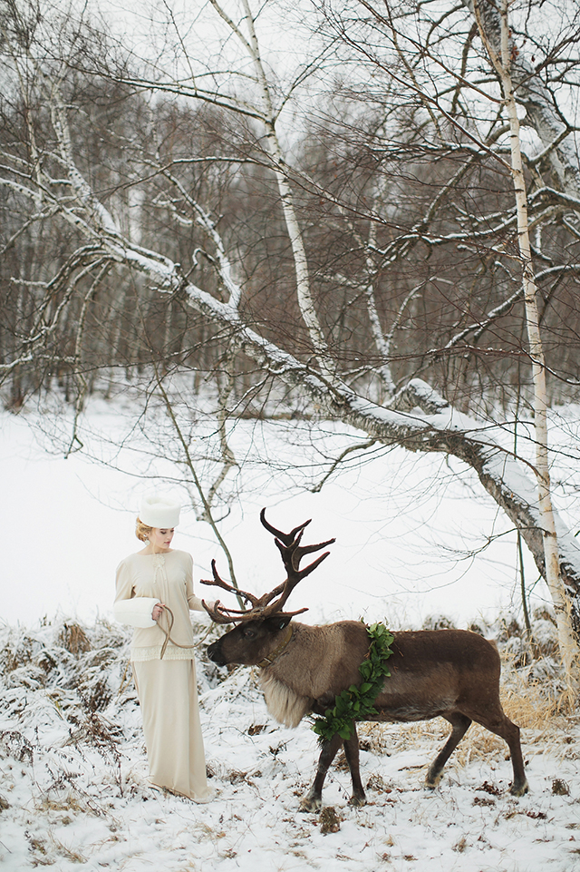 Christmas Bride & Reindeer