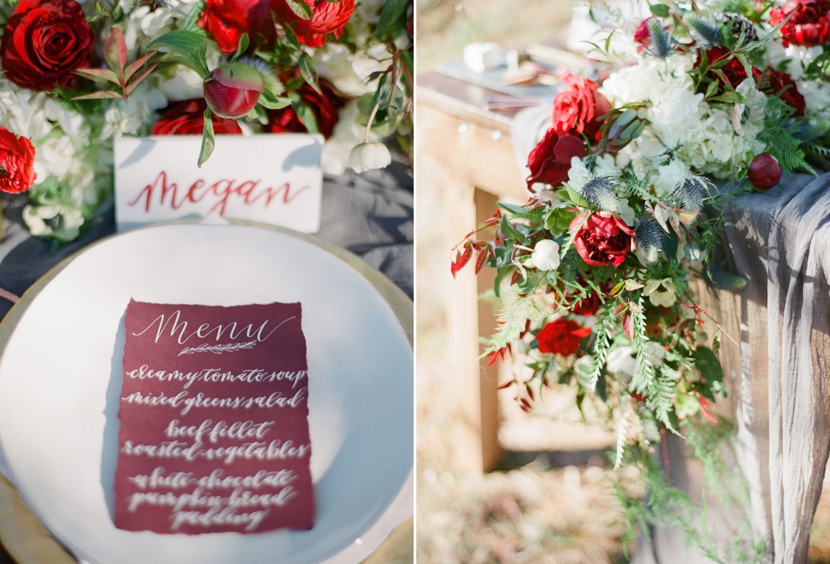 Winter Wedding Table Decor // Photography ~ Heather Roth Fine Art Photography 
