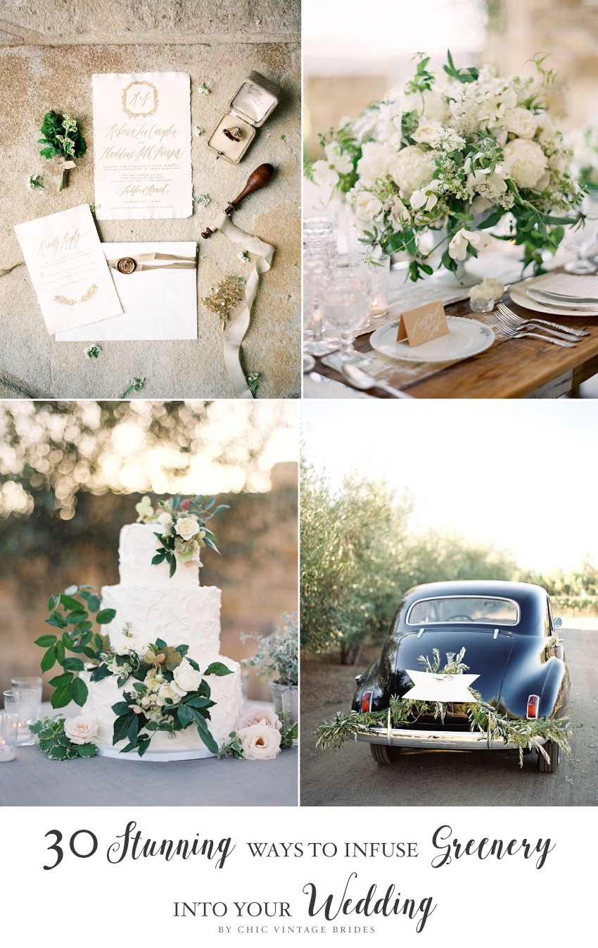 30 Stunning Ways to Infuse your Wedding with Greenery