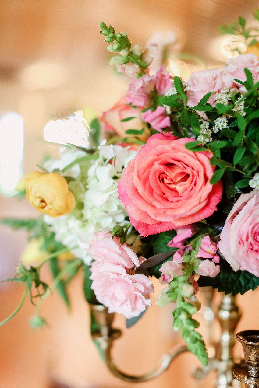 Romantic Floral Wedding Centerpiece