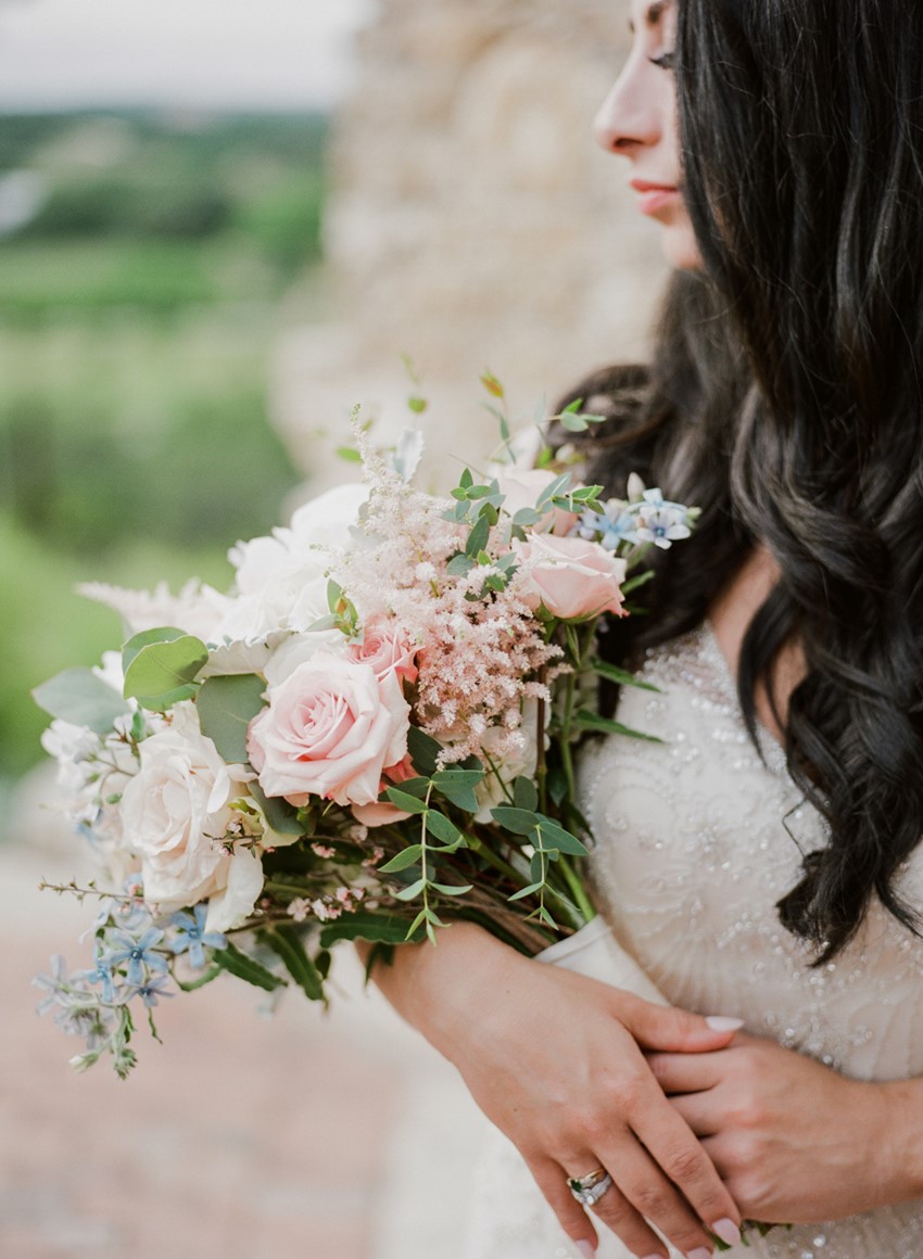 Delicate Pastel Bridal Bouquet