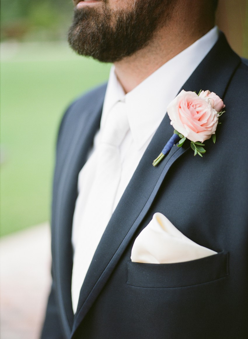 Delicate Pink Boutonniere