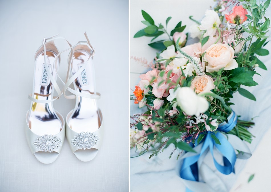 Bridal Shoes & Bouquet // Photography ~ Trynh Photo