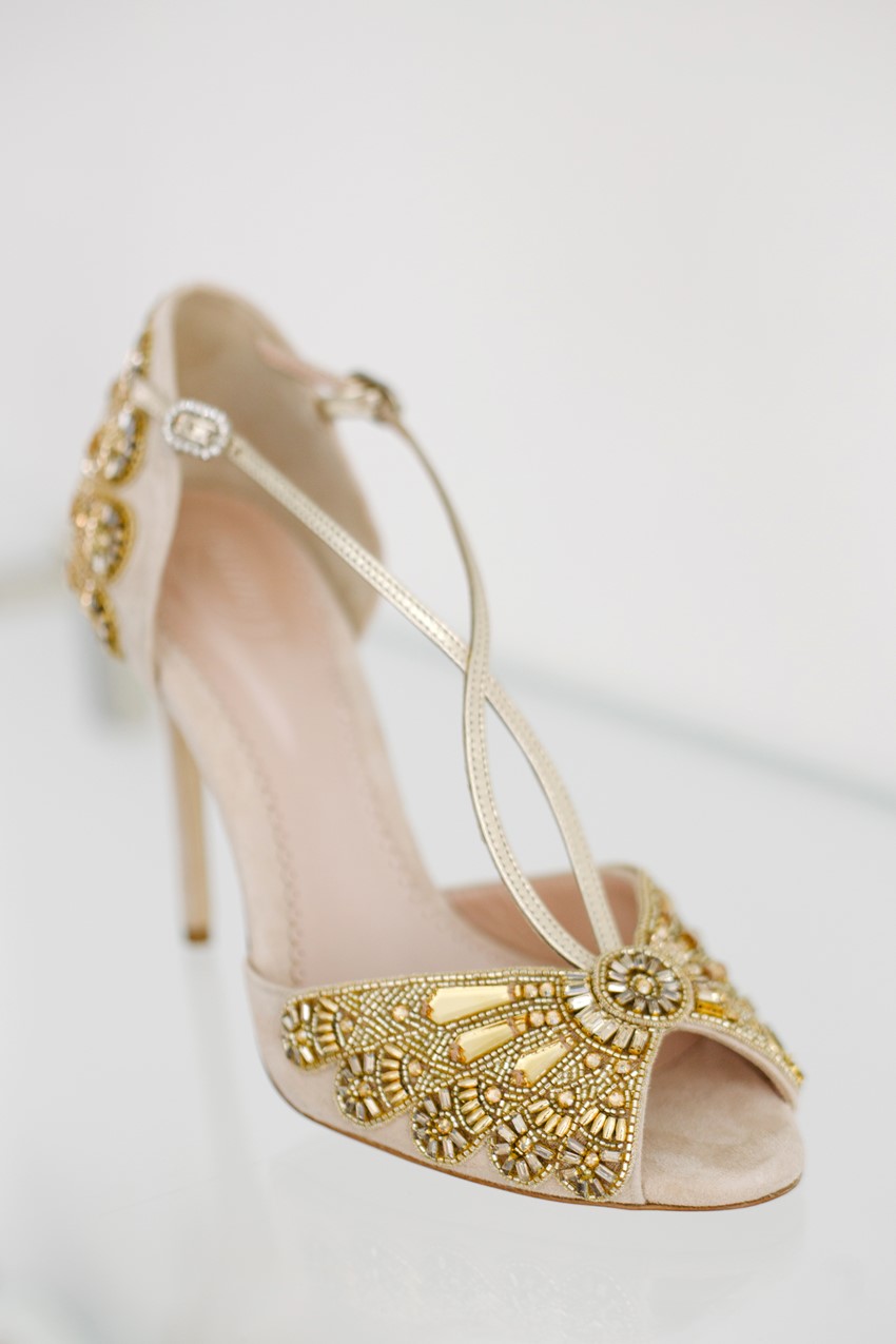 Gold Bridal Shoes from Emmy London