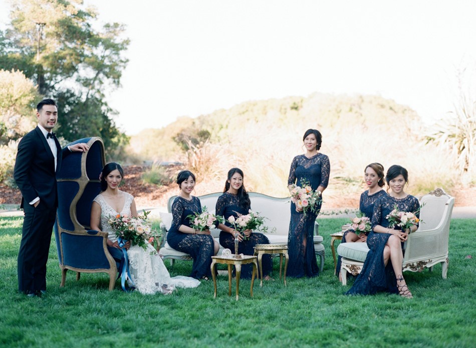 Romantic Modern Vintage Bridal Party // Photography ~ Trynh Photo
