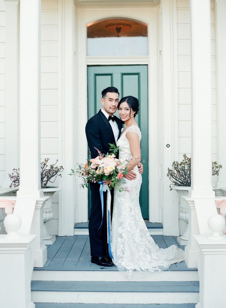 Romantic Vintage Inspired Bride & Groom // Photography ~ Trynh Photo