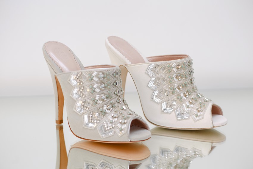 Modern Vintage Bridal Shoes from Emmy London