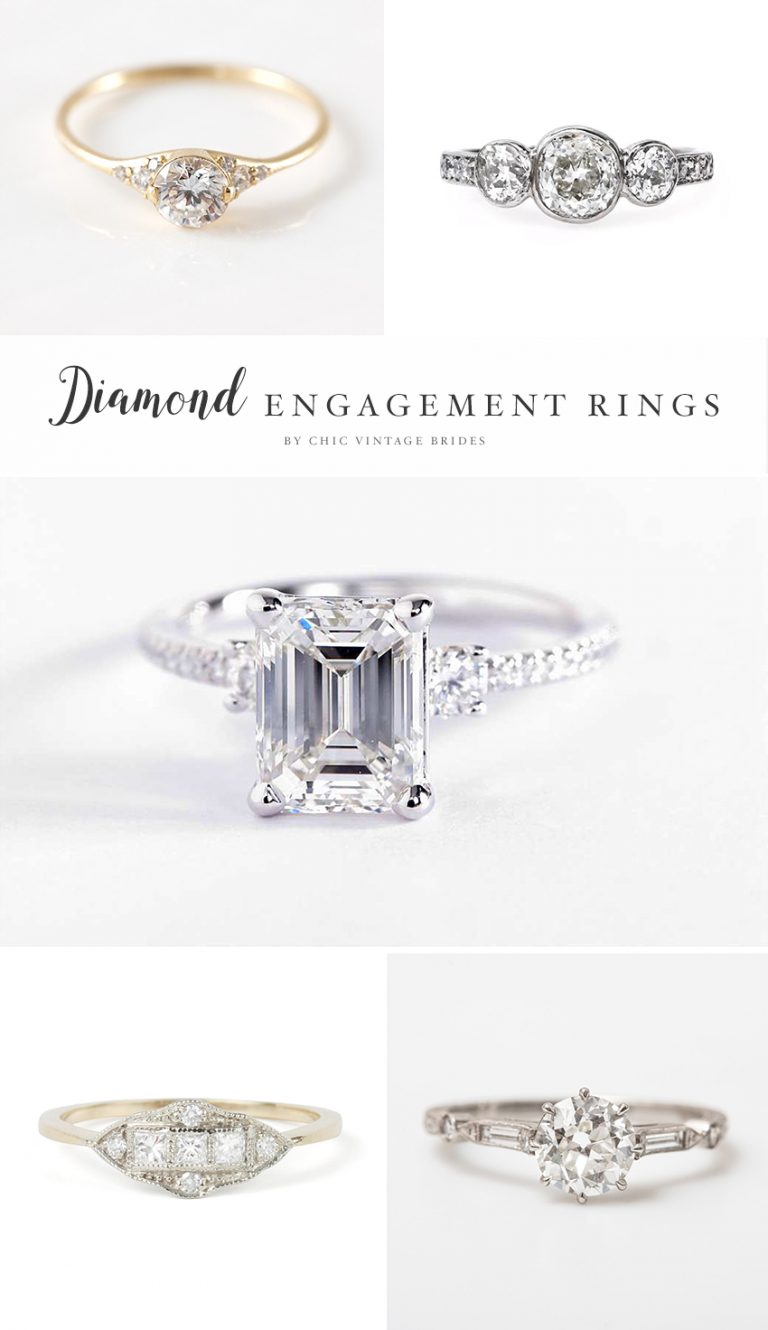 21 Swoonworthy Engagement Rings - Chic Vintage Brides : Chic Vintage Brides