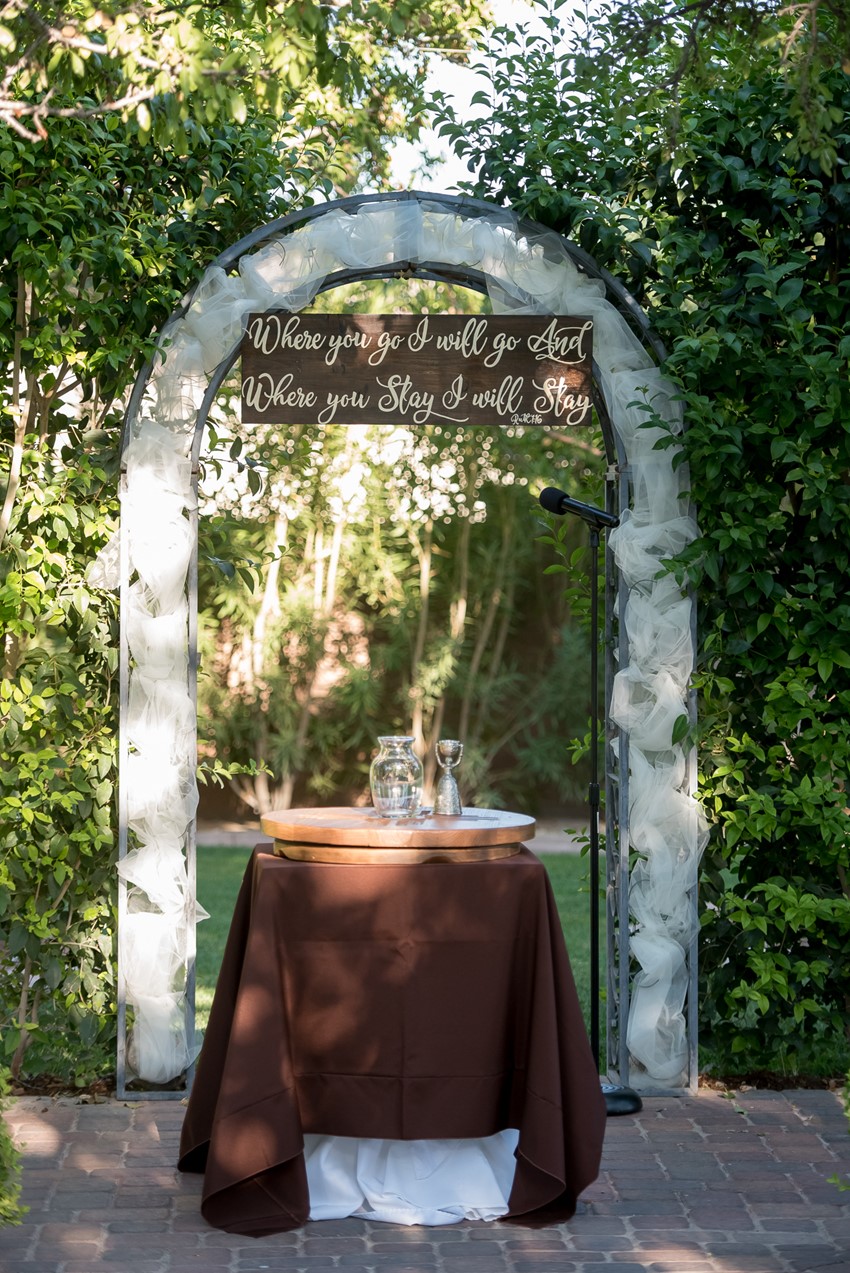 Outdoor Wedding Ceremony Arch