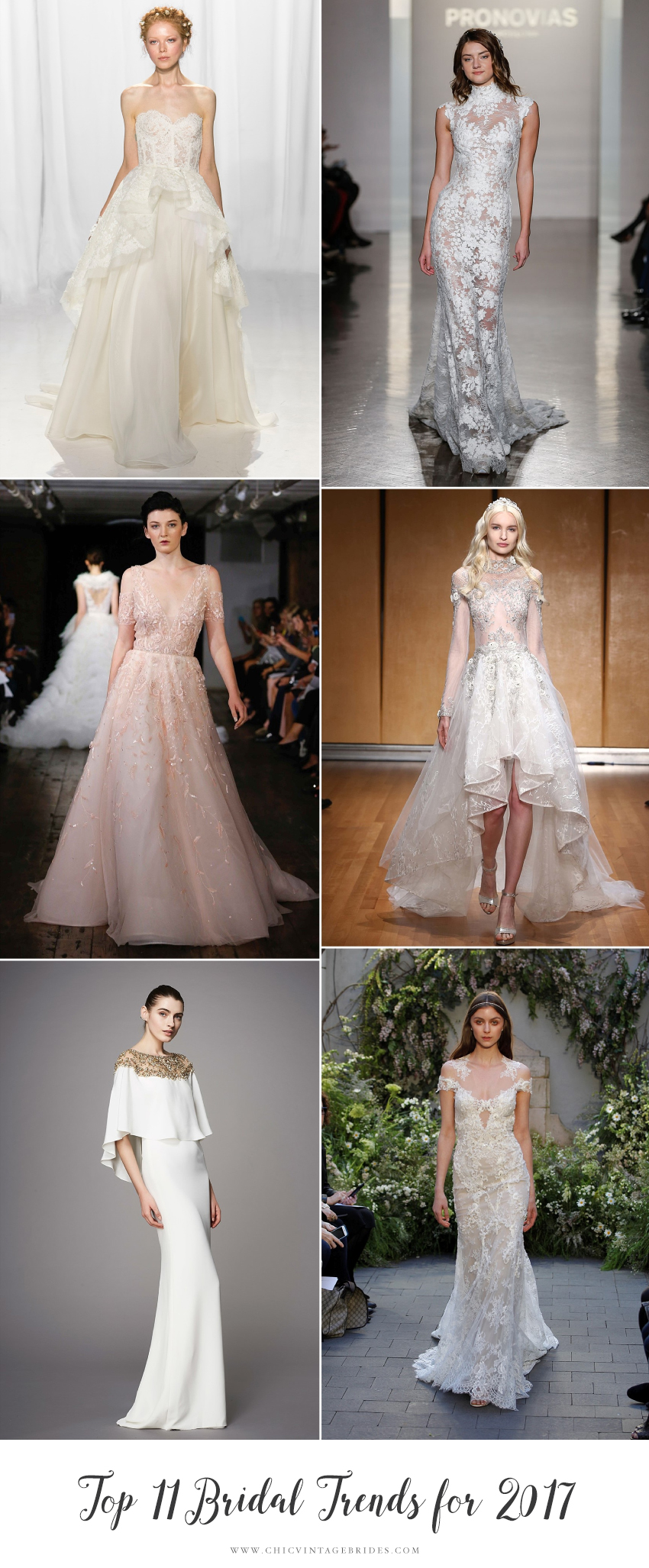 Top 11 Bridal Trends for 2017