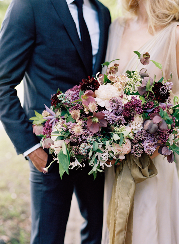 Beautiful Amethyst Bridal Bouquet