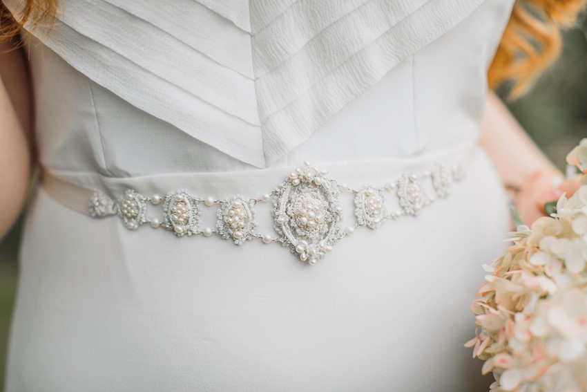 Beautiful Bridal Sash from Edera