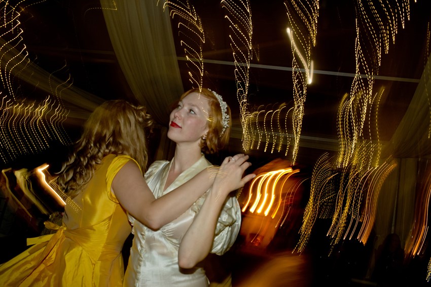 Vintage Wedding Reception Dance Floor