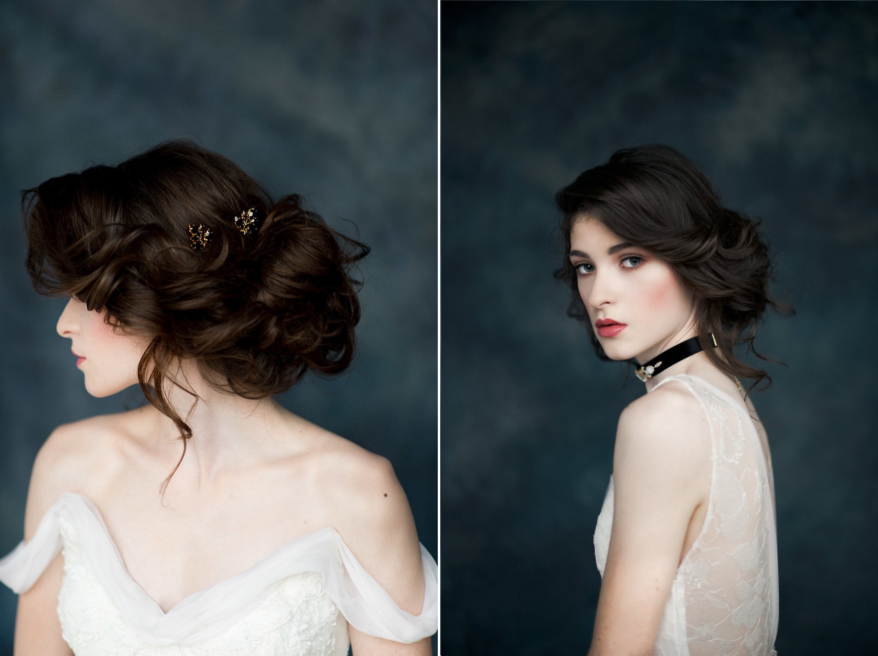 Layla & Isadora Black Bridal Hair Adornments from Blair Nadeau