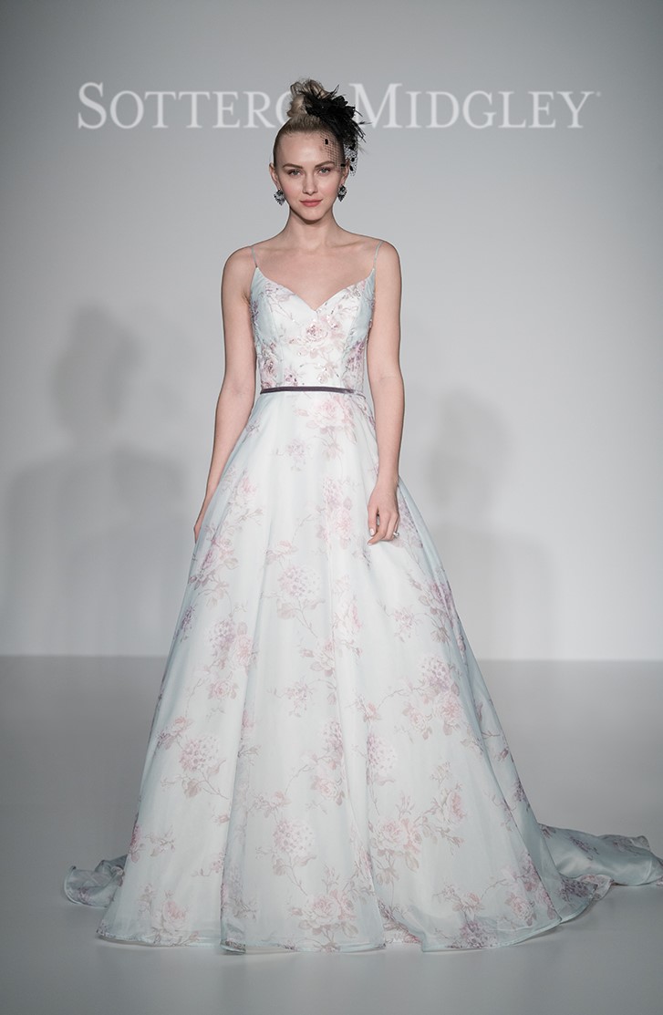Floral Print Wedding Dress ~ Sottero Midgley