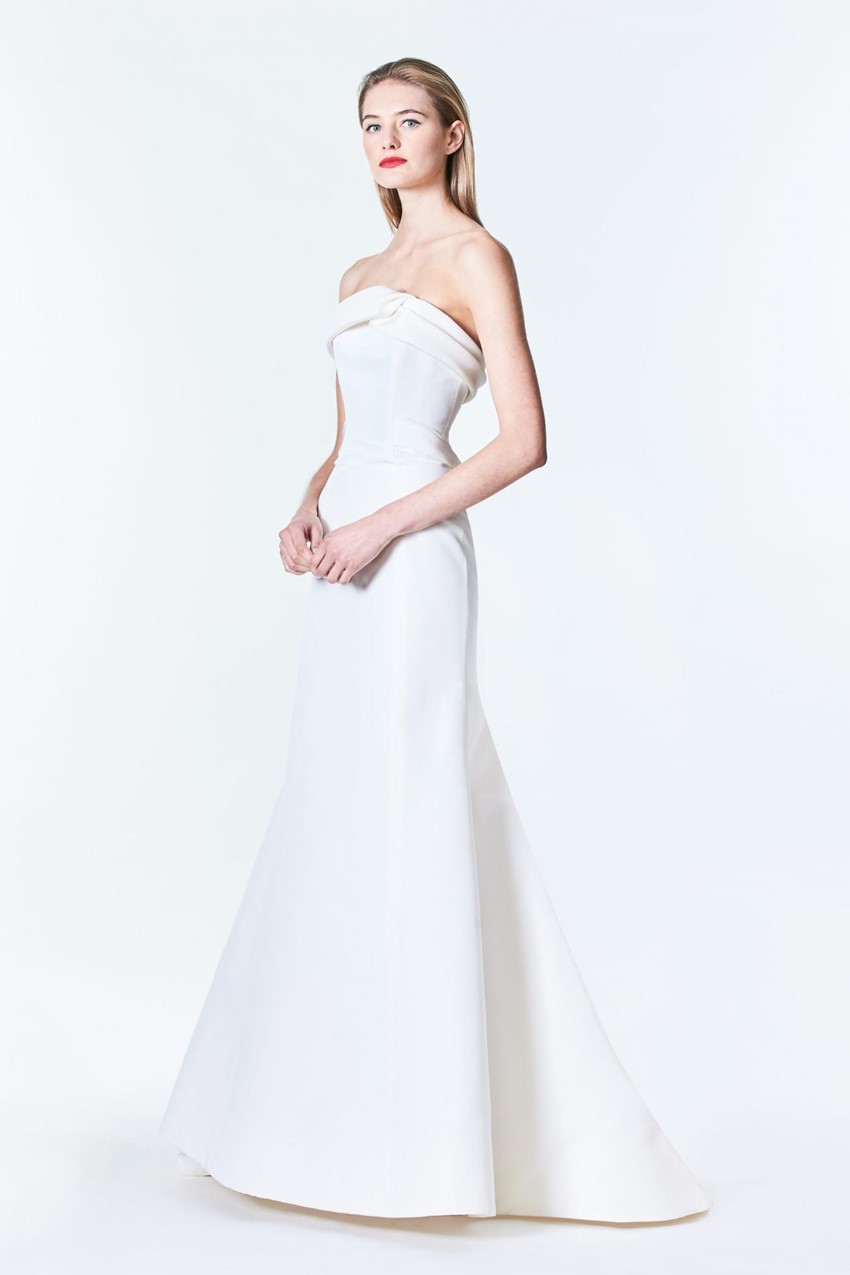 Simple Wedding Dress ~ Carolina Herrera