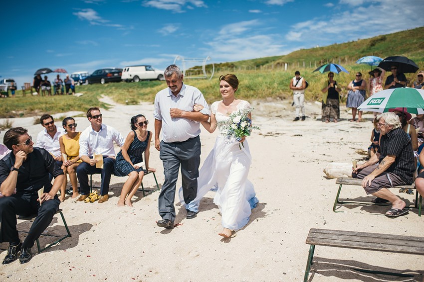 Boho Vintage Beach Wedding