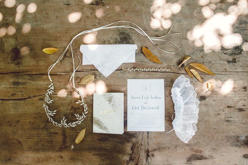 A Chic Woodland Wedding with Understated Glamour