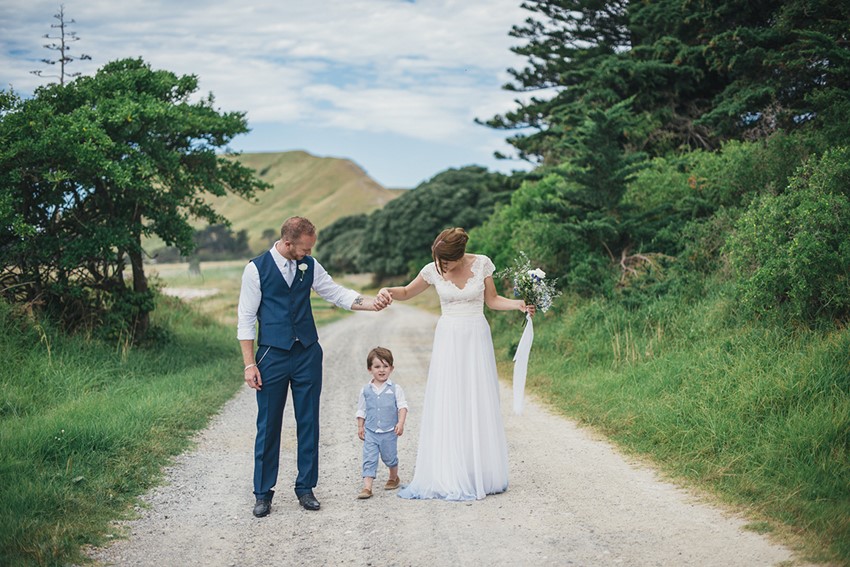 A Romantic Beach Wedding in New Zealand