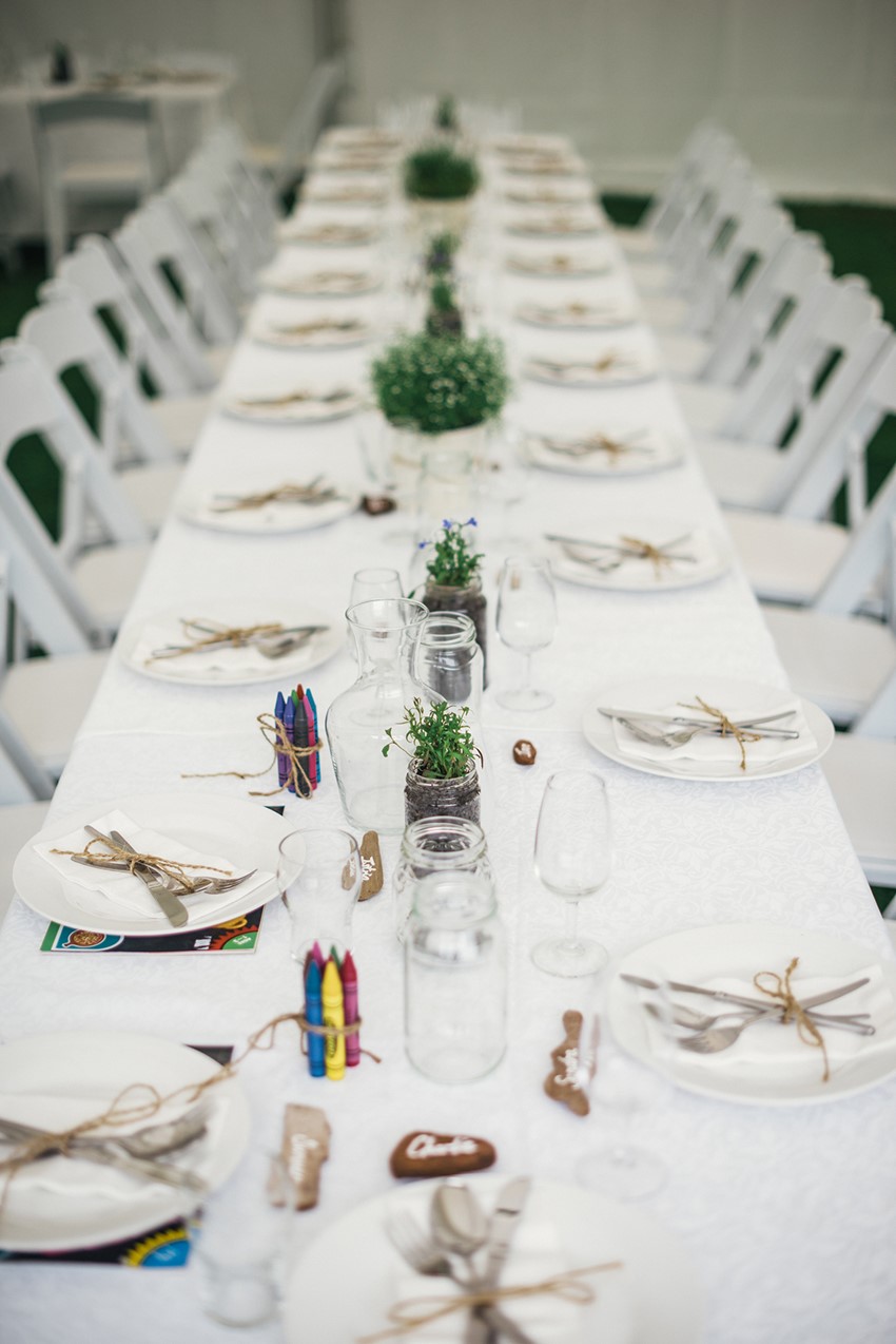 Simple Wedding Tablescape