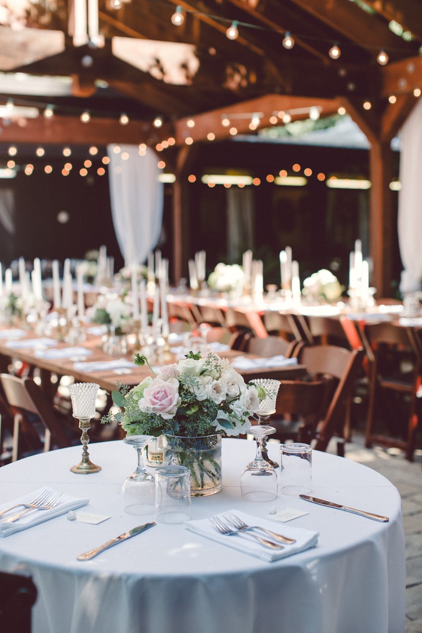 Woodland Wedding Reception Sweetheart Table