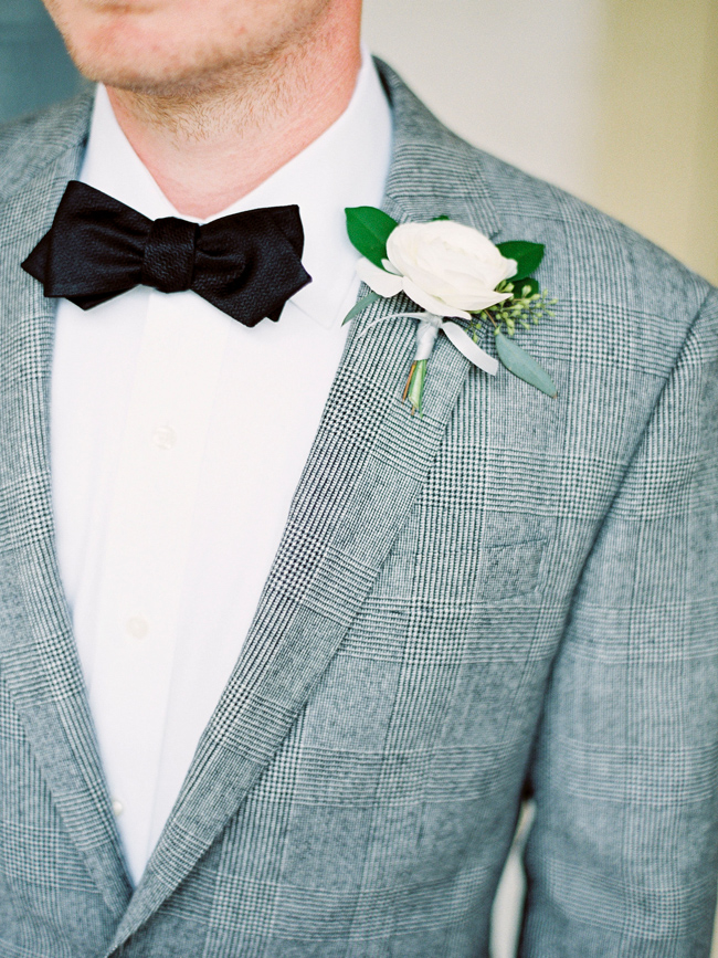 Patterned Groom's Suit