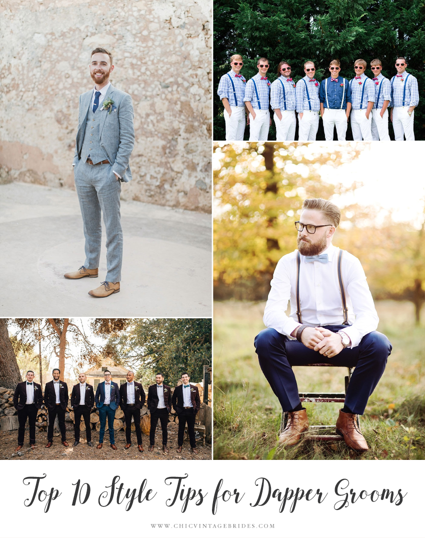 Top Style Tips for Dapper Grooms