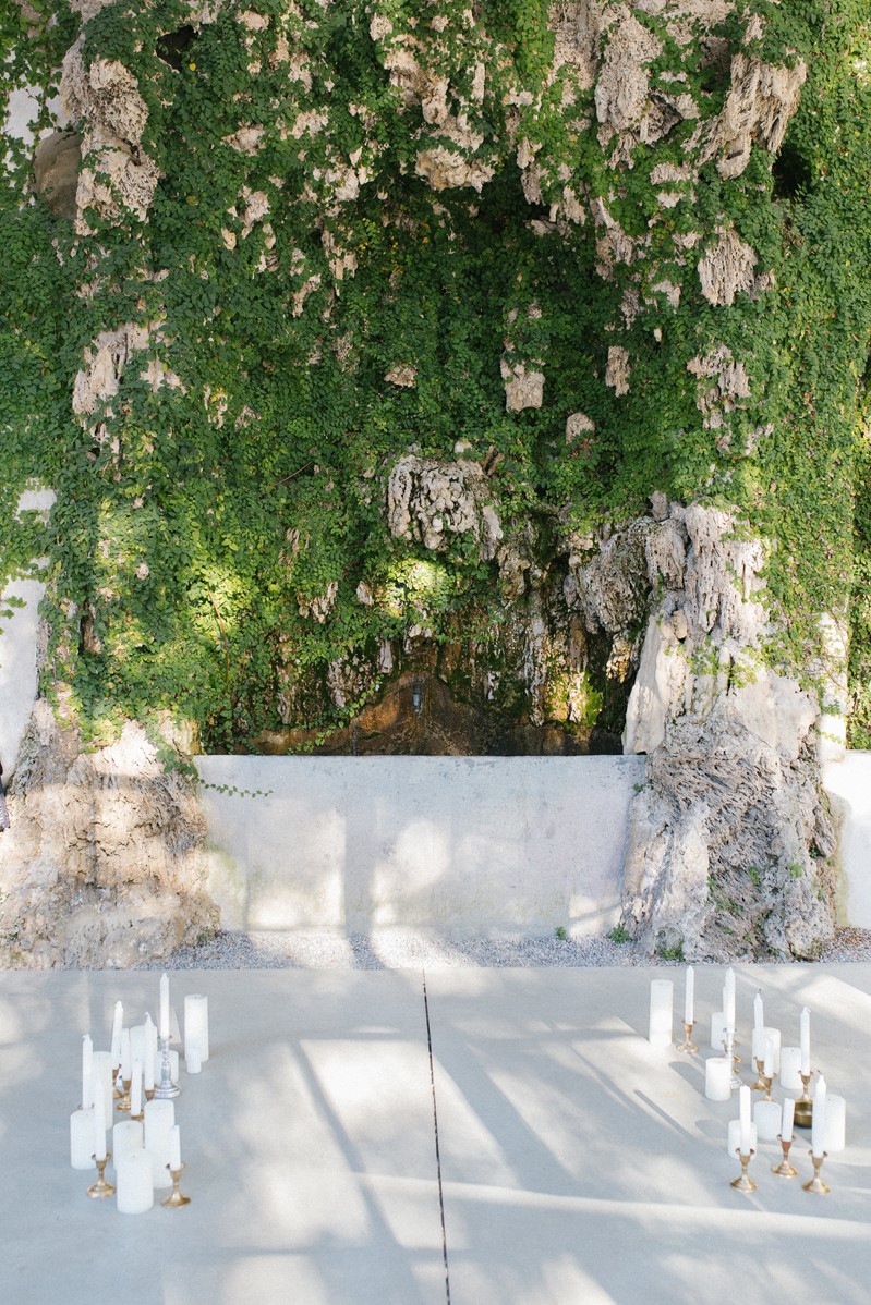 Italian Villa Garden Wedding Ceremony