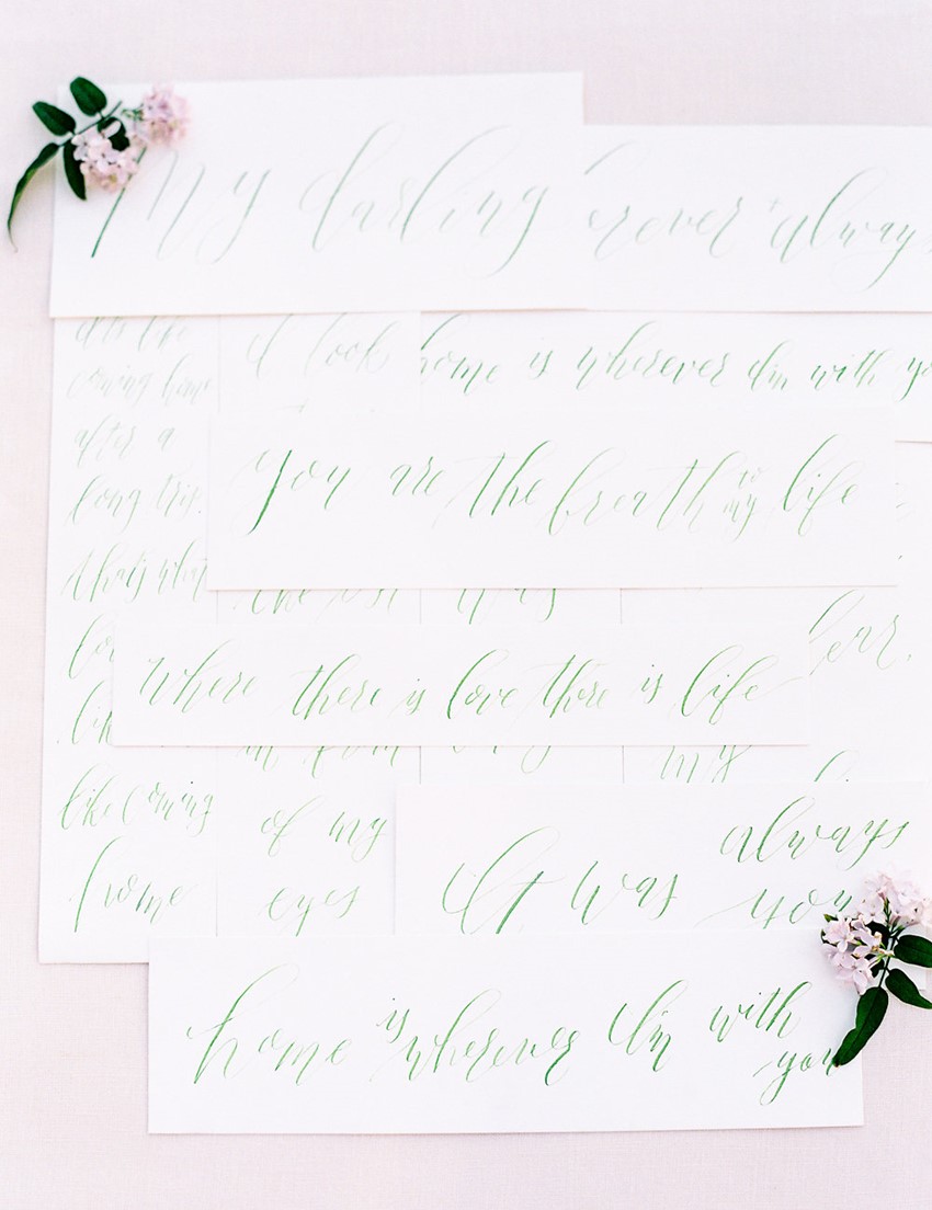 Calligraphy Wedding Stationery