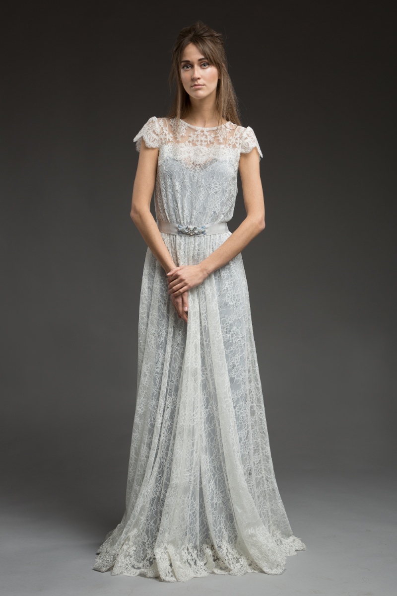 'River' Wedding Dress from 'Morning Mist' Bridal Collection by Katya Katya Shehurina 