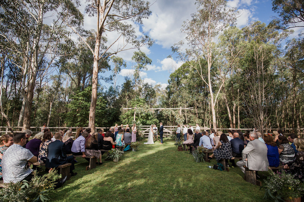 Romantic Outdoor Australian Wedding